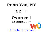 Click for Penn Yan, New York Forecast
